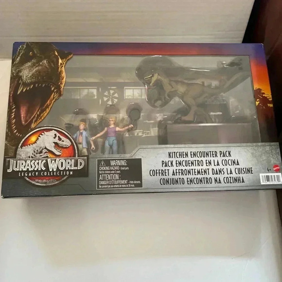 Mattel Other - Jurassic World Legacy Collection Kitchen Encounter Pack New Sealed